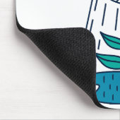 AUSSERIRDISCHEN UFO MOUSEPAD (Ecke)