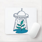 AUSSERIRDISCHEN UFO MOUSEPAD (Mit Mouse)