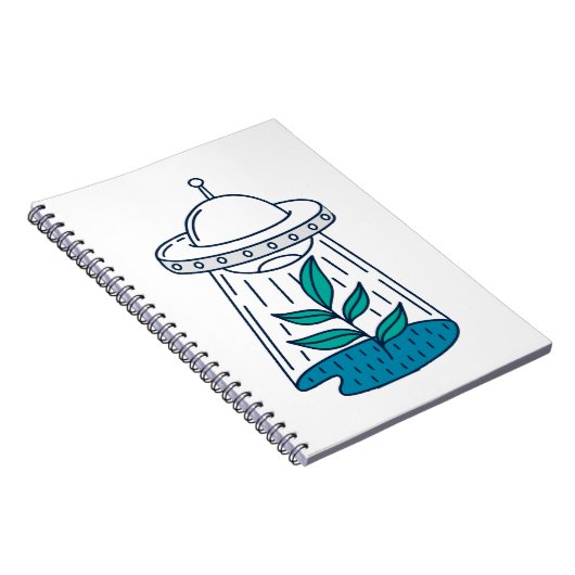 AUSSERIRDISCHEN UFO NOTIZBLOCK (Rechte Seite)