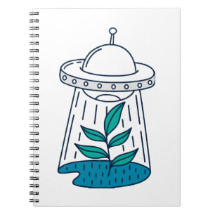 AUSSERIRDISCHEN UFO NOTIZBLOCK