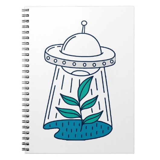 AUSSERIRDISCHEN UFO NOTIZBLOCK (Vorderseite)