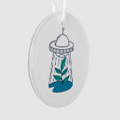 AUSSERIRDISCHEN UFO ORNAMENT (Vorderseite)