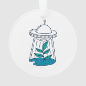 AUSSERIRDISCHEN UFO ORNAMENT (Rückseite)