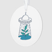 AUSSERIRDISCHEN UFO ORNAMENT (Vorderseite)
