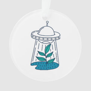 AUSSERIRDISCHEN UFO ORNAMENT