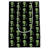 Außerirdischen, UFOs, Ufologie Mittlere Geschenktüte (Rückseite)