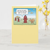 Außerirdischen und Hunde zum Geburtstag Karte (Gelbe Blume)