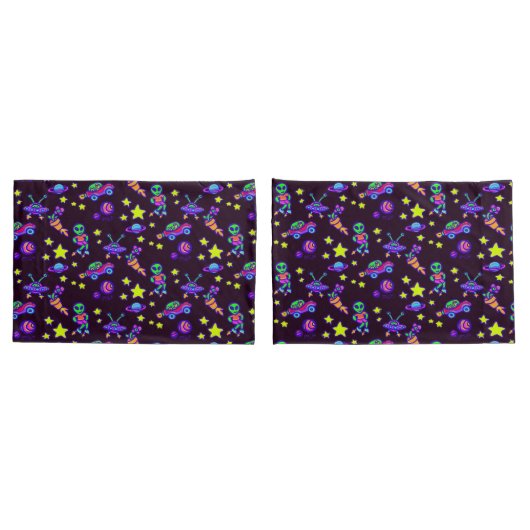 Außerirdischen und Steine in der Außenwelt Kissenbezug (Rückseite-Set)