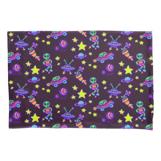 Außerirdischen und Steine in der Außenwelt Kissenbezug (Vorderseite-Links)