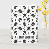 Außerirdischen und Sterne Karte (Gelbe Blume)