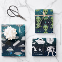 Außerirdischen und UFOs Weltraum Geburtstag