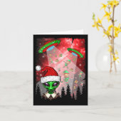 Außerirdischen Unidentifiziertes Flying Object Wei Karte (Gelbe Blume)