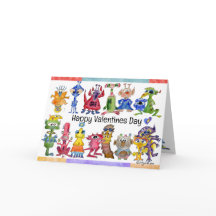 Außerirdischen Valentinkarte (12x18)