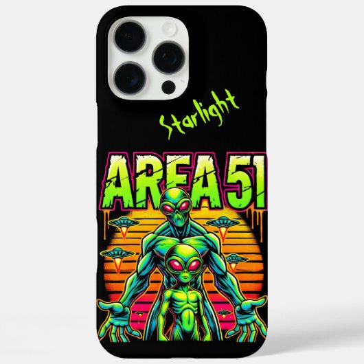 Außerirdischen wandern in der Nähe von Area 51 unt Case-Mate iPhone Hülle (Rückseite)
