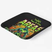 Außerirdischen wandern in der Nähe von Area 51 unt Pappteller (Gewinkelt)