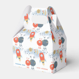Außerirdischen Weltraummuster Danke, Boy Birthday Geschenkschachtel