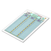 Außerirdischen Zielplaner für benutzerdefinierten  Notizblock (angewinkelt)