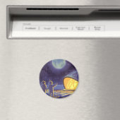 Außerirdischen zur Vintagen Science Fiction auf de Magnet (In Situ (Geschirrspüler))