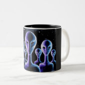 Außerirdischen Zweifarbige Tasse (VorderseiteRechts)