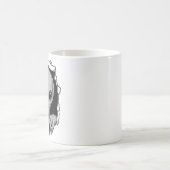 Außerirdischer durchbricht Wand Kaffeetasse (Mittel)