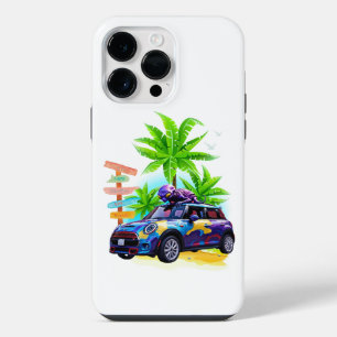 Außerirdischer fährt ein Mini-Auto iPhone 14 Pro Max Hülle