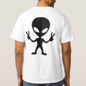 außerirdischer Frieden T-Shirt (Rückseite)