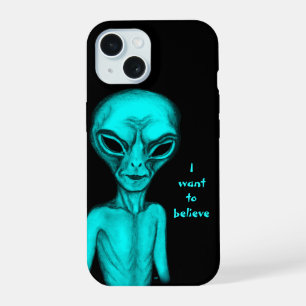 Außerirdischer, ich will glauben iPhone 15 hülle
