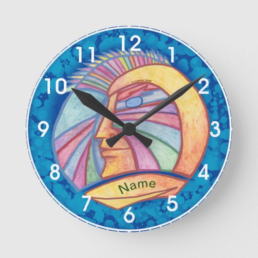 Außerirdischer Raumfahrer Uhr (Vorderseite)