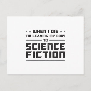 Außerirdischer Science-Fiction-Tag Weltraumwissens Postkarte