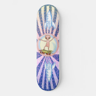 außerirdischer Skater Skateboard