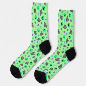 Außerirdischer Socken (Linkes Detail)