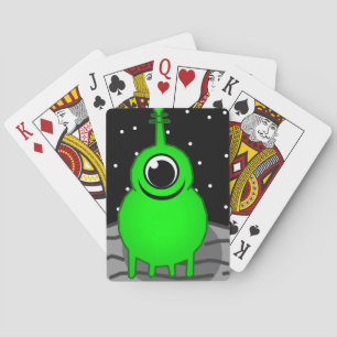 Außerirdischer Spielkarten