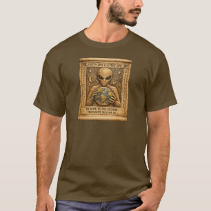 Außerirdischer Tag der Erde Ägyptischer Papyrus T-Shirt