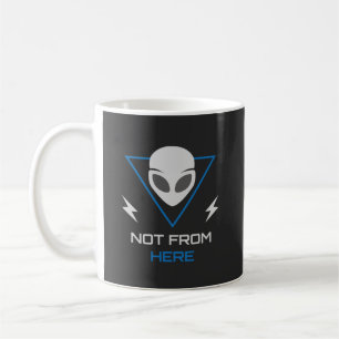 Außerirdischer UFO Sci-Fi Außenseiter Kaffeetasse