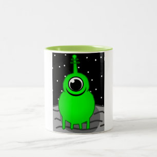 Außerirdischer Zweifarbige Tasse