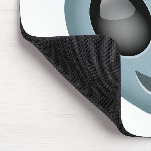 Außerirdisches alien Emoji Mousepad (Ecke)