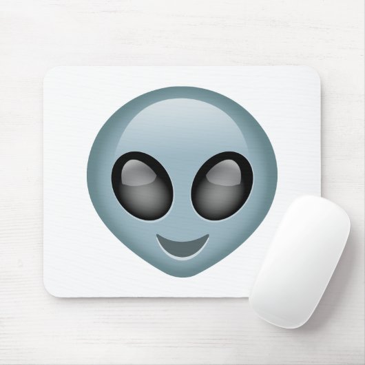Außerirdisches alien Emoji Mousepad (Mit Mouse)