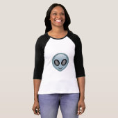 Außerirdisches alien Emoji T-Shirt (Vorne ganz)