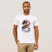 Außerirdisches Astronautendesign T-Shirt (Vorne ganz)