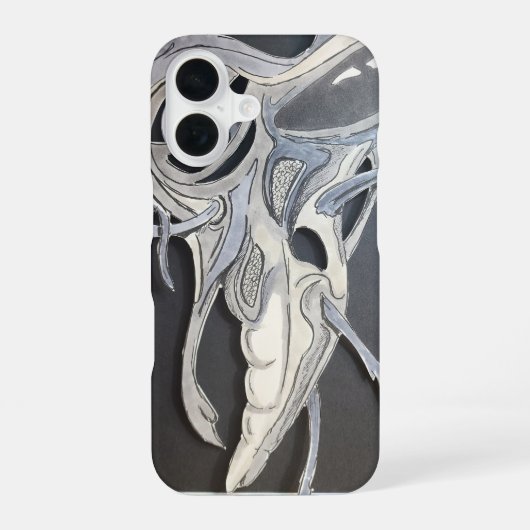 außerirdisches Herz iPhone 16 Hülle (Rückseite)