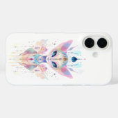 Außerirdisches Katzen-Gesicht Case-Mate iPhone Hülle (Rückseite (Horizontal))