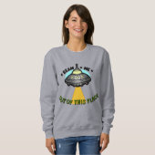 Außerirdisches Schiff Beam Damen Basic Sweatshirt (Vorne ganz)
