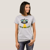 Außerirdisches Schiff Beam Damen Basic T-Shirt (Vorne ganz)