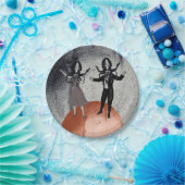 Außerirdischetanzfeier Pappteller (Party)