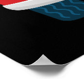 Außermobiler Funny Animal Car Pun Poster (Ecke)