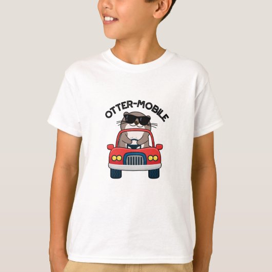 Außermobiler Funny Animal Car Pun T-Shirt (Vorderseite)