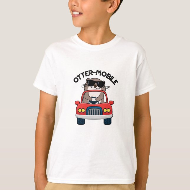 Außermobiler Funny Animal Car Pun T-Shirt (Vorderseite)