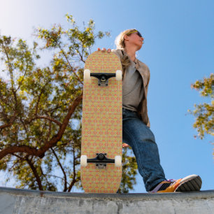 Äußern Sie Ihren Stil mit lebhaftem Orange und Gel Skateboard