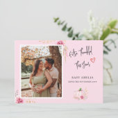 außerordentlich dankbar | Fall Baby Ankündigung (Stehend Vorderseite)