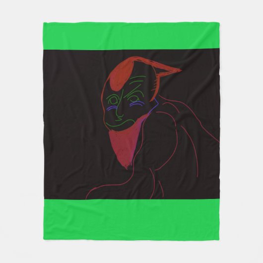 Außerordentliche Helden-Fliesblanke Fleecedecke (Vorderseite)